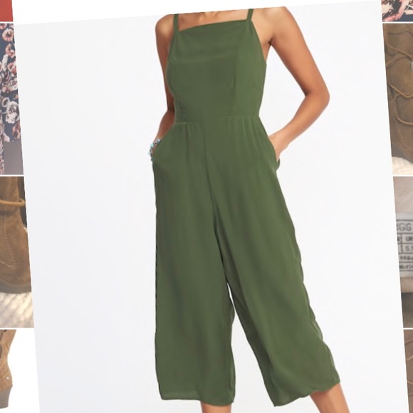 green jumpsuit old navy
